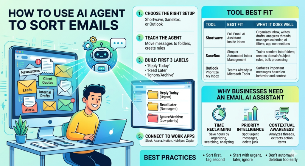 How To Use An AI Agent To Sort Emails?
