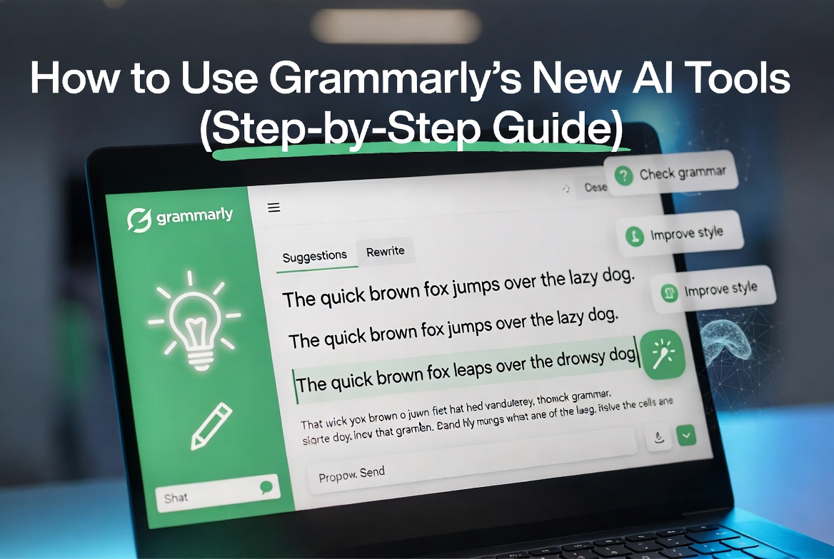 How to Use Grammarly's New AI Tools (Step-by-Step Guide)