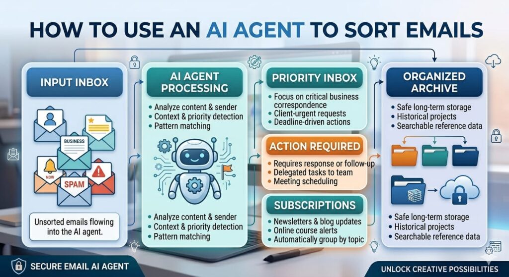 How To Use An AI Agent To Sort Emails?