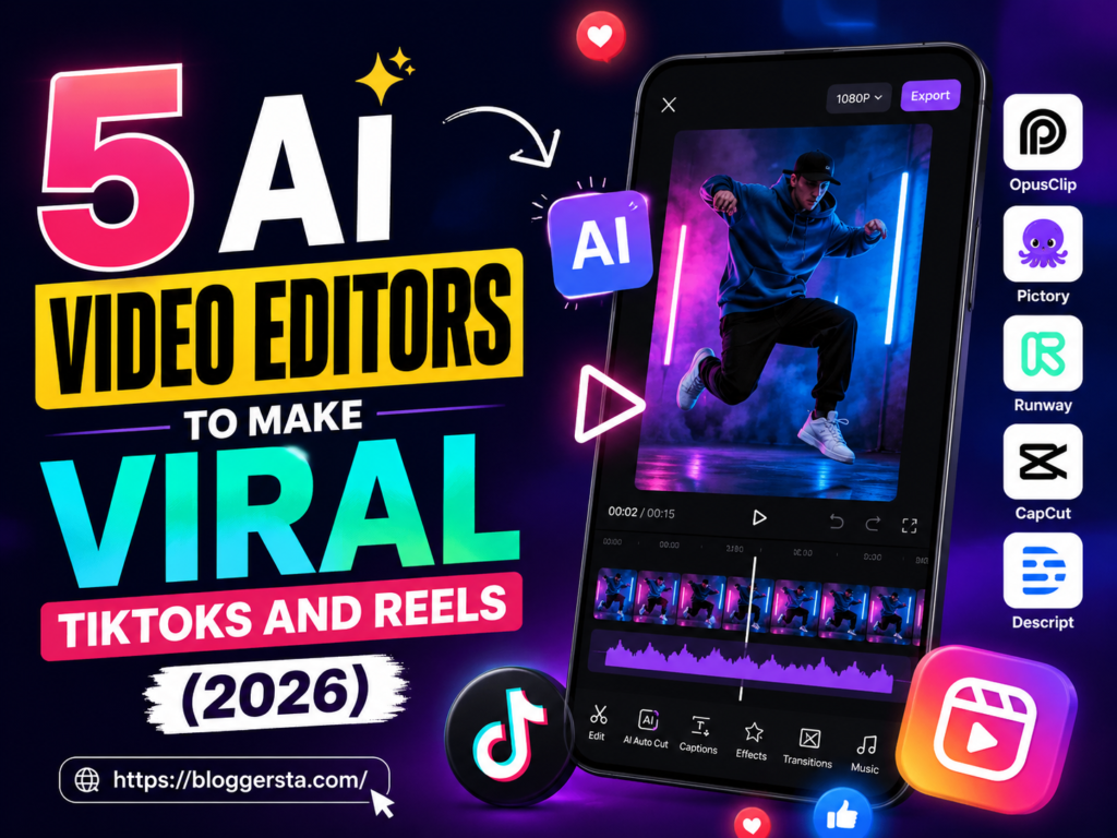 Top AI Video Editors for editing TikTok and Instagram Reels content