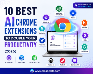 Best AI Chrome extensions that help improve productivity, automate tasks, and save time while browsing in 2026.