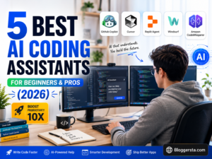 AI coding assistant tools for beginners and professionals to help write, debug, and improve code efficiently in 2026.