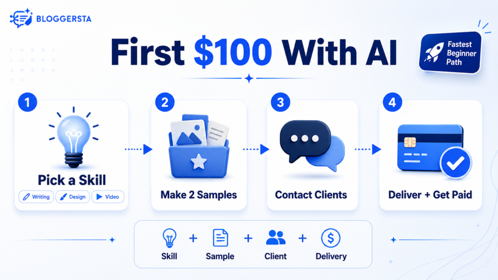 How to Make Your First $100 with AI