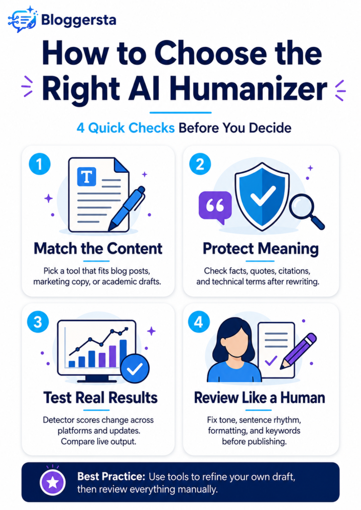How to Choose the Right AI Humanizer
