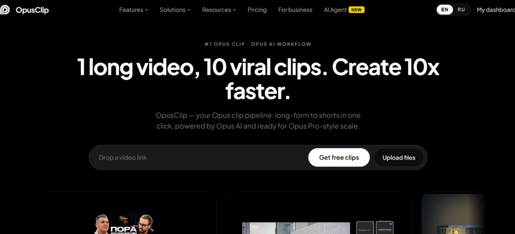 OpusClip best AI tools for YouTube channel growth