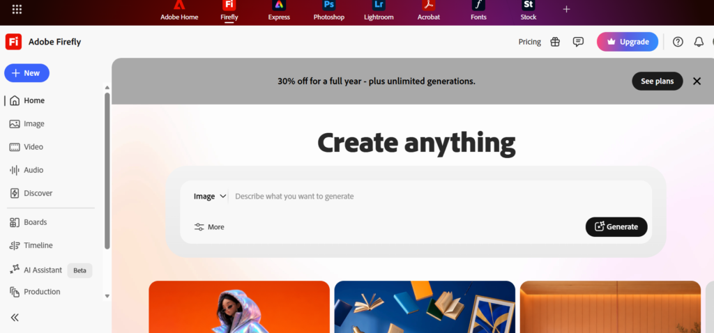 Adobe Firefly Best AI tools for graphic designers