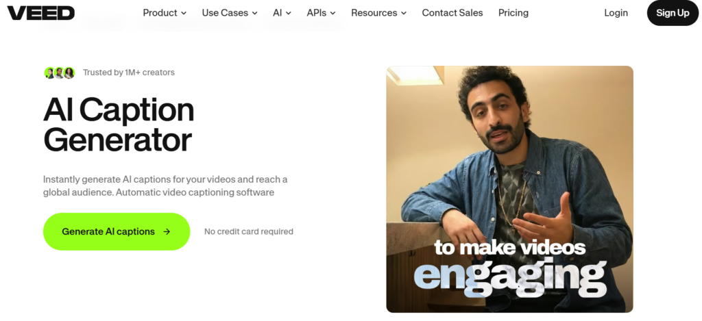 VEED best AI caption generators for Instagram and TikTok