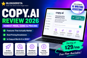 Copy.AI Review 2026, pros, cons, price