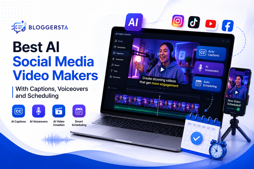 Best AI social media video makers with captions, voiceovers, and scheduling for 2026