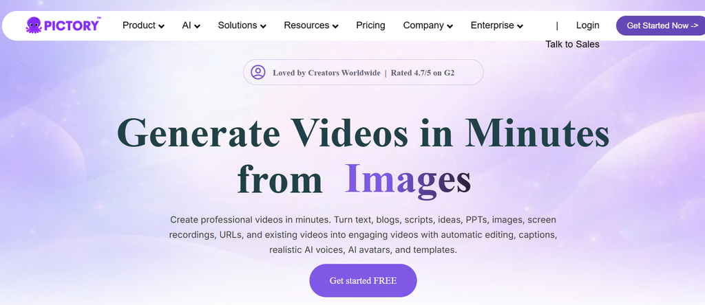 Pictory AI becomes helpful when dealing with multiple source formats in your AI video generation workflow