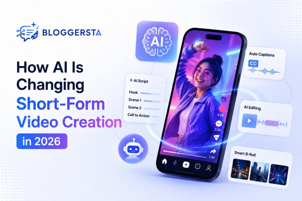 AI-powered short-form video creation in 2026 with automated editing, captions, scripts, and smart B-roll.