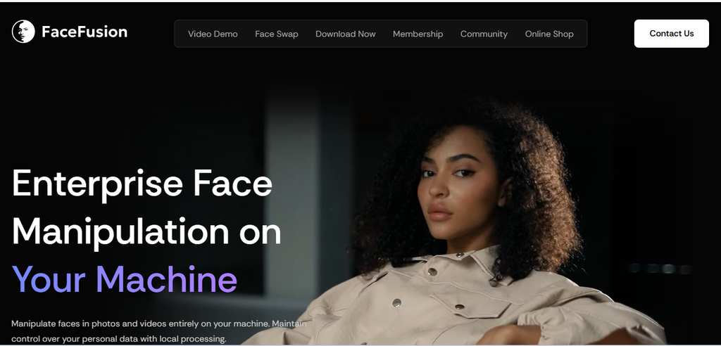 FaceFusion AI face swap software for local processing, privacy, and advanced control