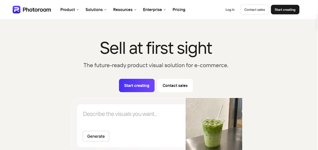 Photoroom AI photo editor for AI image editing, backgrounds, virtual models, and variations